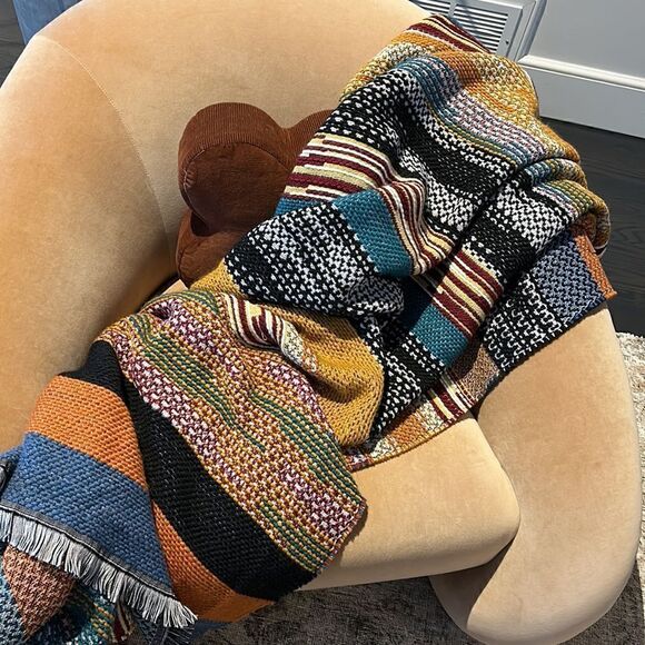 MISSONI HOME
Yailin Fringed Jacquard Throw - Picture 5 of 7